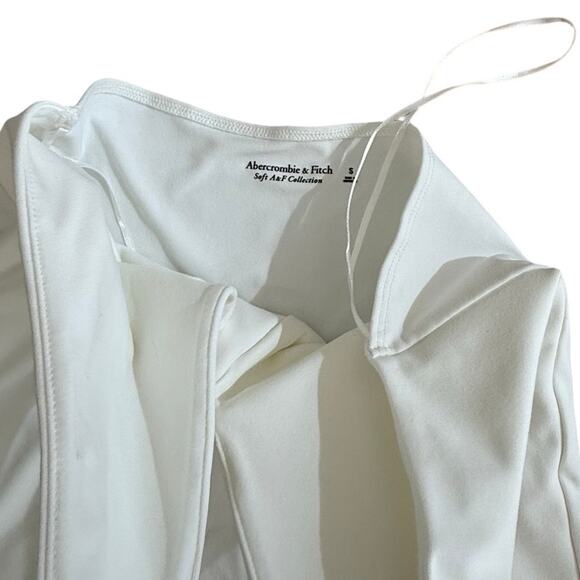 Abercrombie & Fitch White Cross Front Halter Bodysuit - S - Picture 4 of 4
